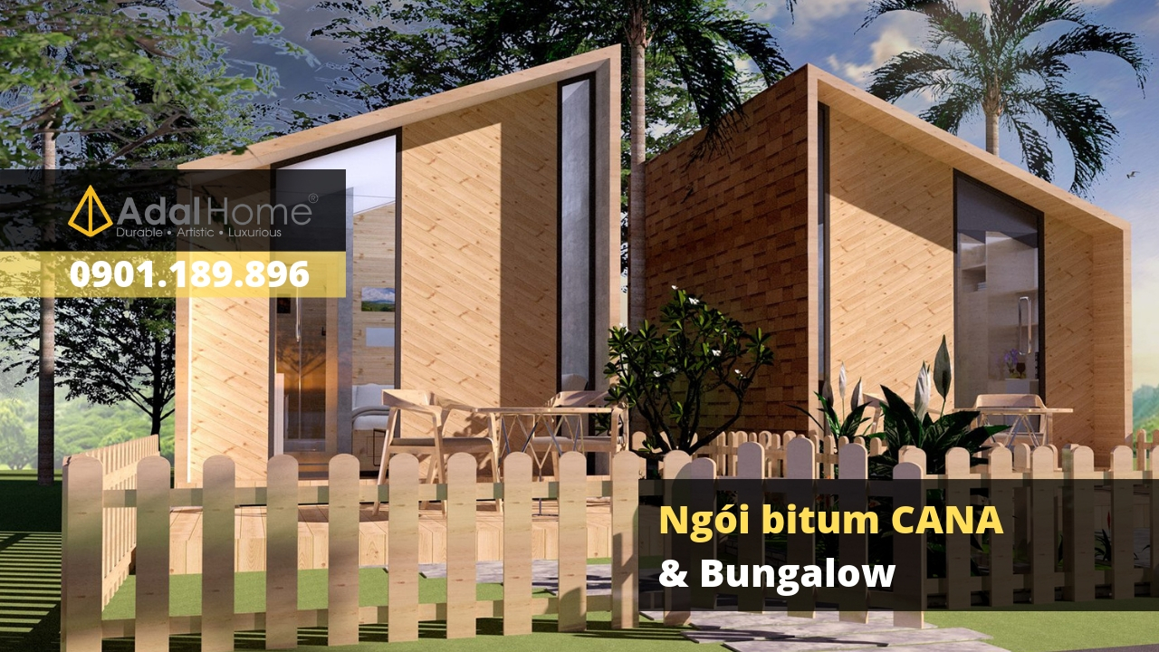 NGÓI BITUM CANA KẾT HỢP BUNGALOW TẠI CAMPUCHIA