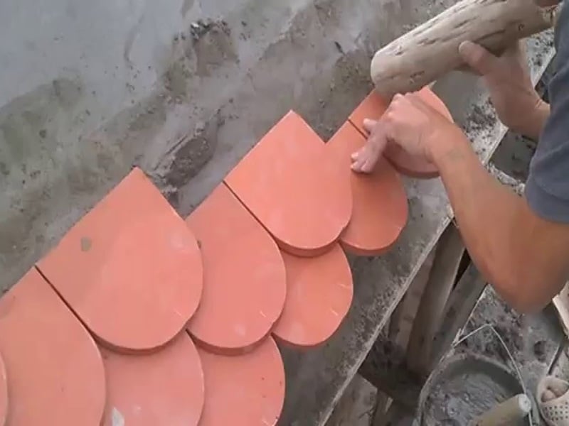 kỹ thuật lợp ngói vảy cá
