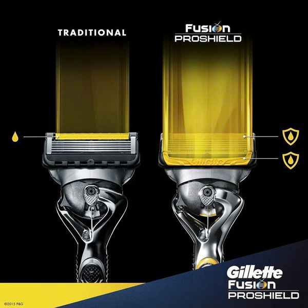 Set Dao cạo râu Gillette Pro Glide 5+1 lưỡi kép (1 thân + 6 đầu thay)