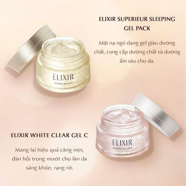 Mặt Nạ Ngủ Phục Hồi Độ Ẩm & Ngăn Ngừa Lão Hóa Da Elixir Superieur Sleeping Gel Pack W