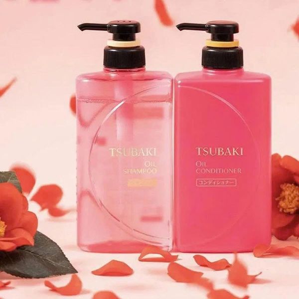Bộ Dầu gội xả Tsubaki phục hồi hư tổn và giúp tóc bóng mượt
