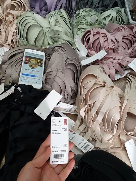 Áo ngực (áo lót) Uniqlo không gọng siêu nhẹ Nội địa Nhật mẫu mới