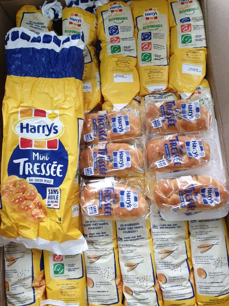 Bánh mì Hoa cúc Harrys Brioche Tressée 210gr - Nhập khẩu Pháp