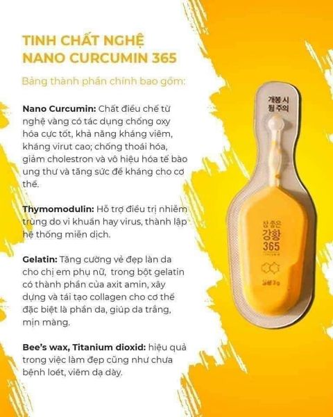 Tinh Nghệ Nano 365 Curcumin Premium Ji Chang-Wook Version (32 Tép)
