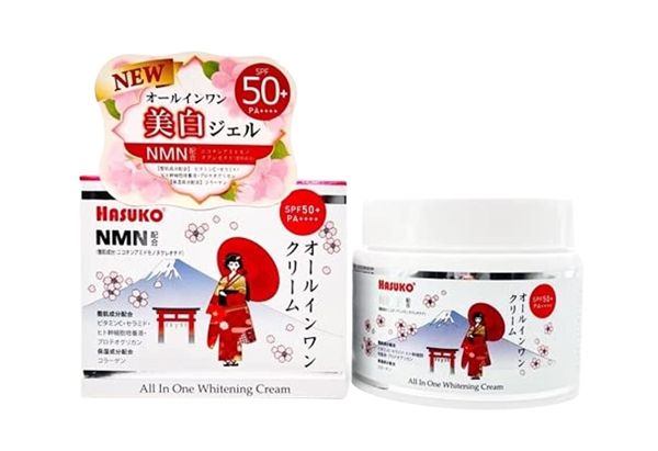Kem ủ trắng Collagen White Hasuko NMN SPF 50+ PA ++++