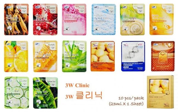 Mặt nạ 3W Clinic Hàn Quốc (10 sheet)