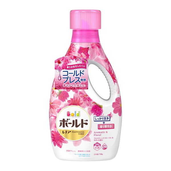 Nước giặt xả 2 in 1 Bold P&G hương hoa hồng Nhật Bản