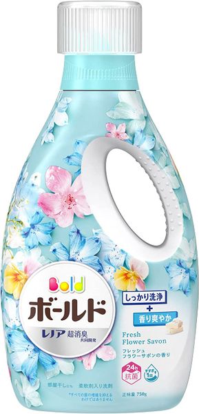 Nước giặt xả 2 in 1 Bold P&G hương hoa cỏ tự nhiên Nhật Bản