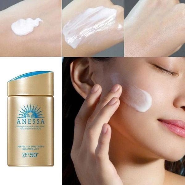 Sữa Chống Nắng Anessa Perfect UV Sunscreen SPF50+ PA++++ Dưỡng Da Kiềm Dầu 60ml