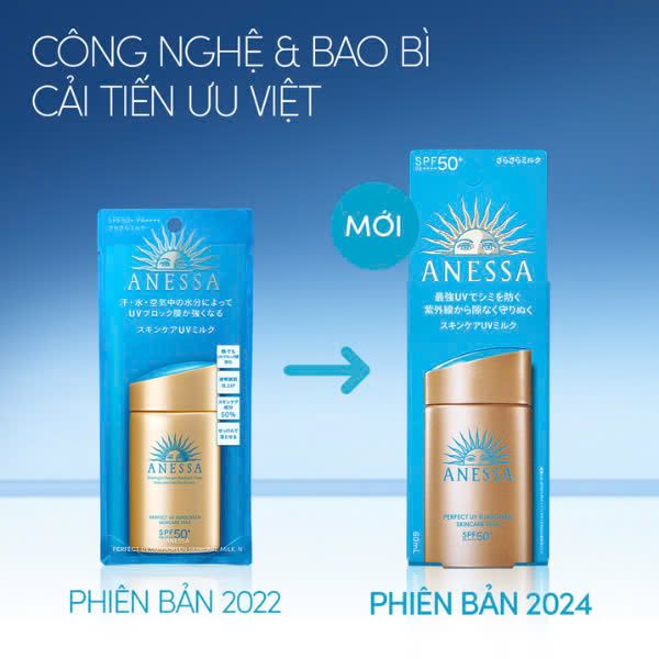 Sữa Chống Nắng Anessa Perfect UV Sunscreen SPF50+ PA++++ Dưỡng Da Kiềm Dầu 60ml