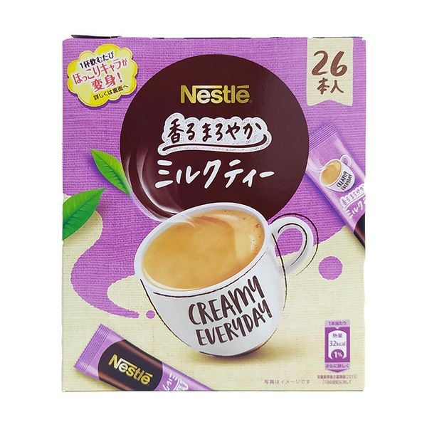 Trà sữa Nestle fragrant mellow milk tea vị trà xanh thơm dịu 153.4g (26 gói)