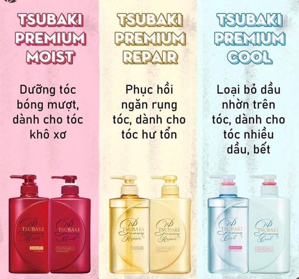 Bộ Gội Xả Sạch Dầu Mát Lạnh Tsubaki Premium Cool Set