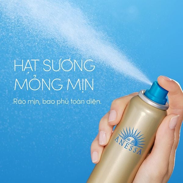 Xịt chống nắng Shiseido Anessa 60g SPF 50+ PA++++ Mẫu mới nhất