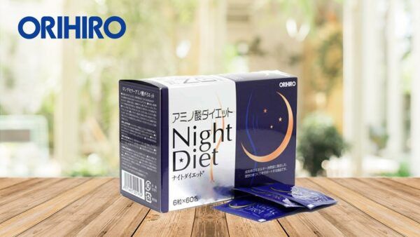 Viên uống giảm cân Night Diet Orihiro hộp 60 gó