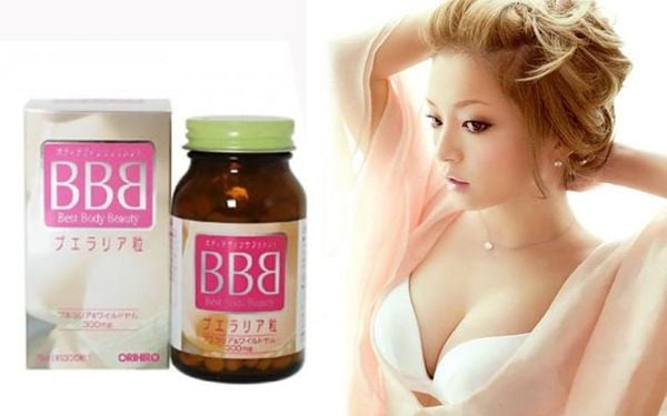 Viên uống nở ngực Orihiro Best Body Beauty (BBB) hộp 300 viên