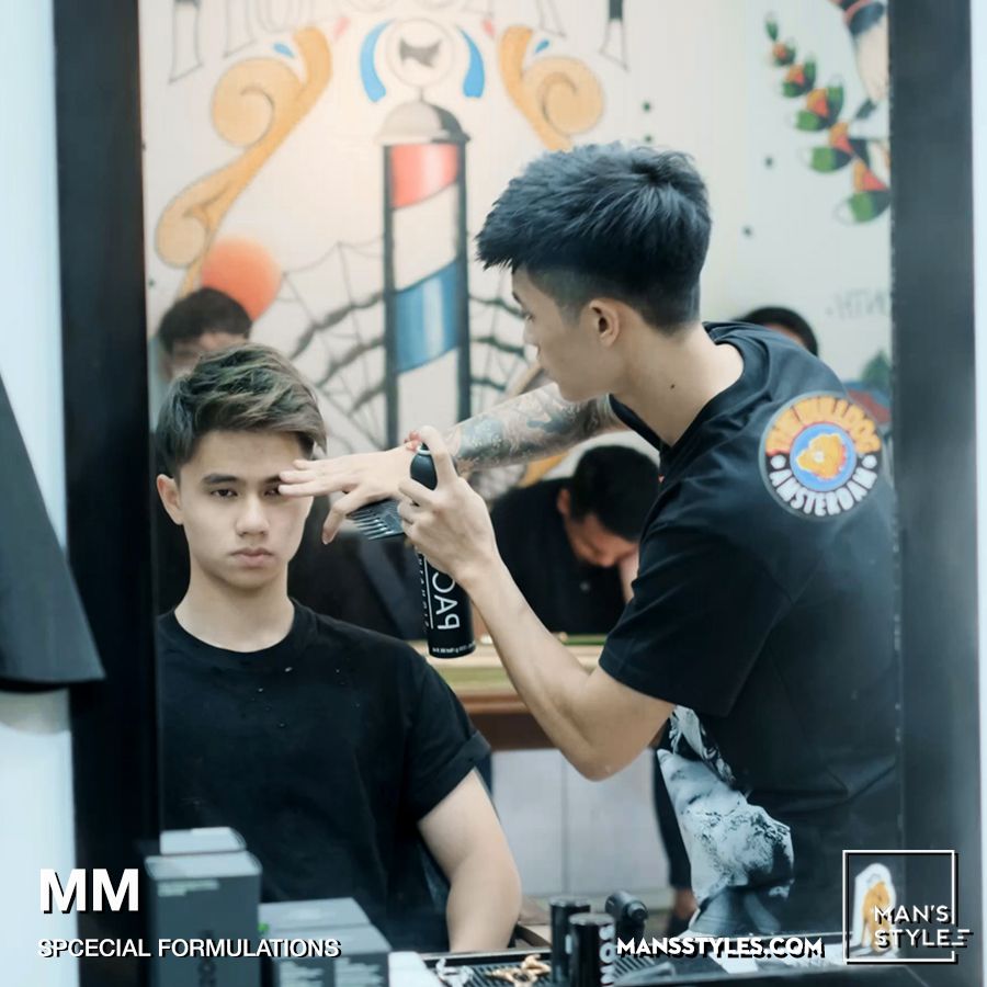 MAN'S STYLES * MORRIS MOTLEY * Short-Length Textured Sidepart * Zuy Minh Hair Salon * Barber Minh Việt