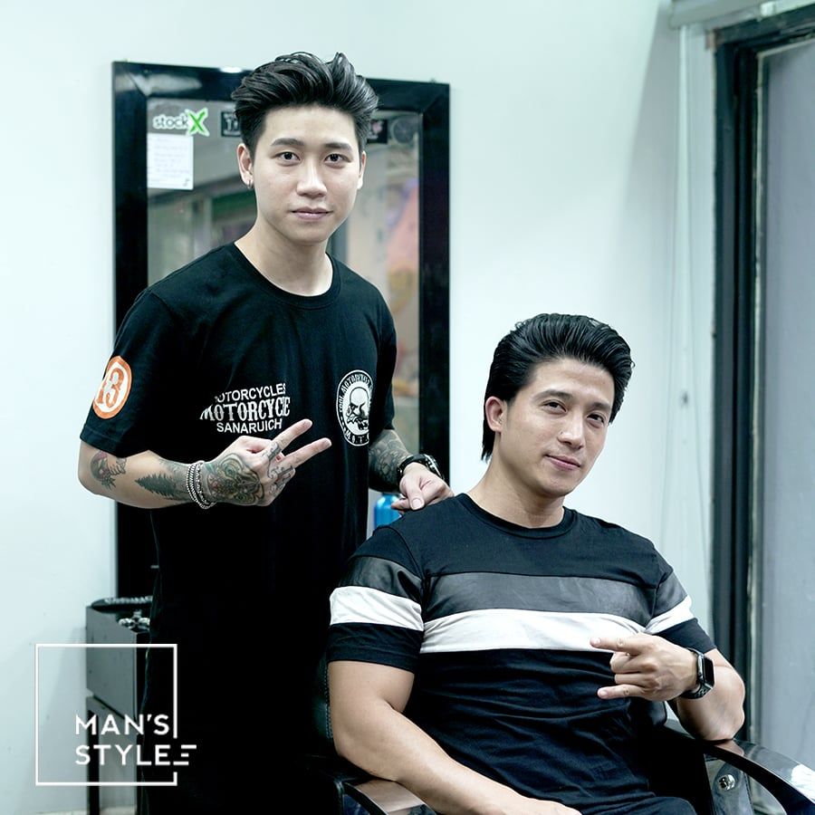 2019 Zuy Minh Salon * Slick back Long Trim - Haircut * Balm 2 LNY + PreStyler LNY + Resin LNY