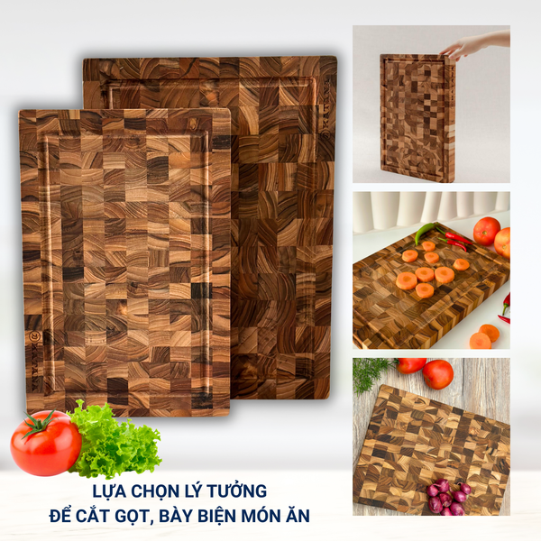 Thớt gỗ teak Katana KT00 & KT01