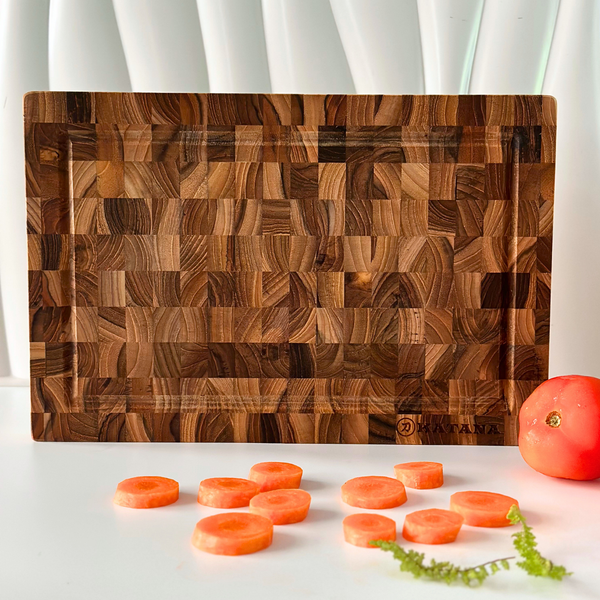 Thớt gỗ teak Katana KT01 25x35x2.5cm
