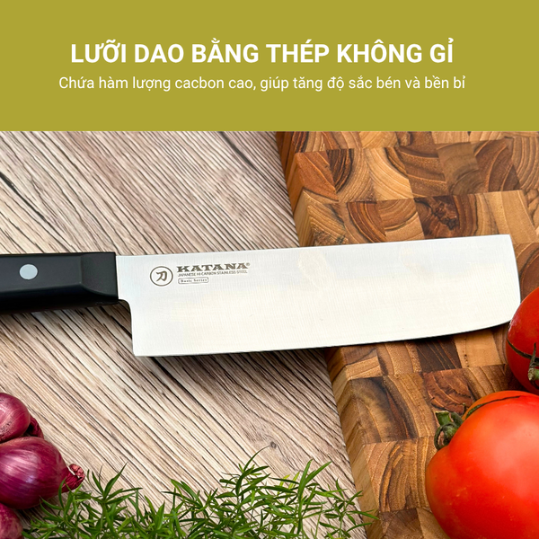 Dao thái Katana Basic Nakiri 165mm