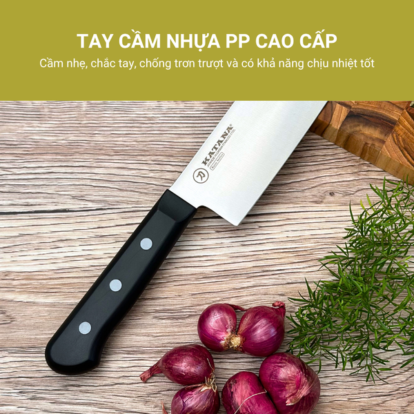 Dao thái rau củ Katana Basic Nakiri 165mm