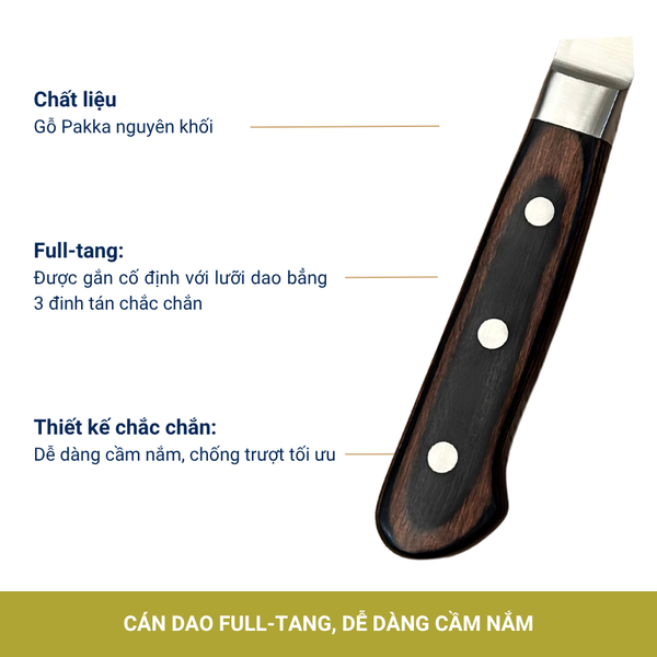 Dao thái đa năng Katana Essential Nakiri 180mm