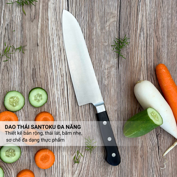 Bộ Dao Chặt và Dao Thái Katana Essential Chopping & Santoku