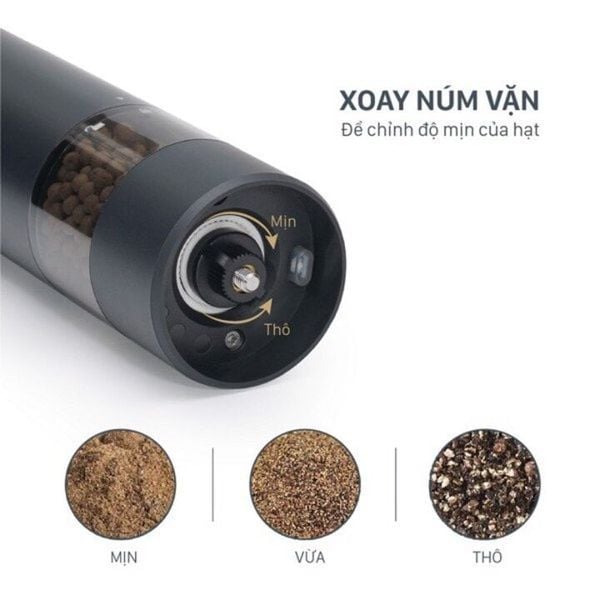 Máy xay tiêu tự động bằng điện Benchusch