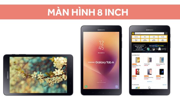 di động v24h Samsung Galaxy Tab A 8.0 (2017) màn hình