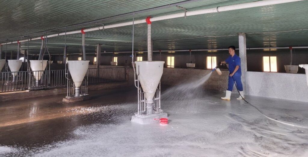 Kỹ thuật phun khử trùng tiêu độc và vệ sinh chuồng trại
