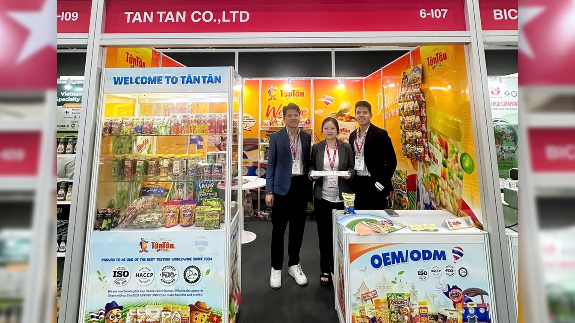 Tân Tân khẳng định vị thế thương hiệu Việt tại Hội chợ THAIFEX – Anuga Asia 2025
