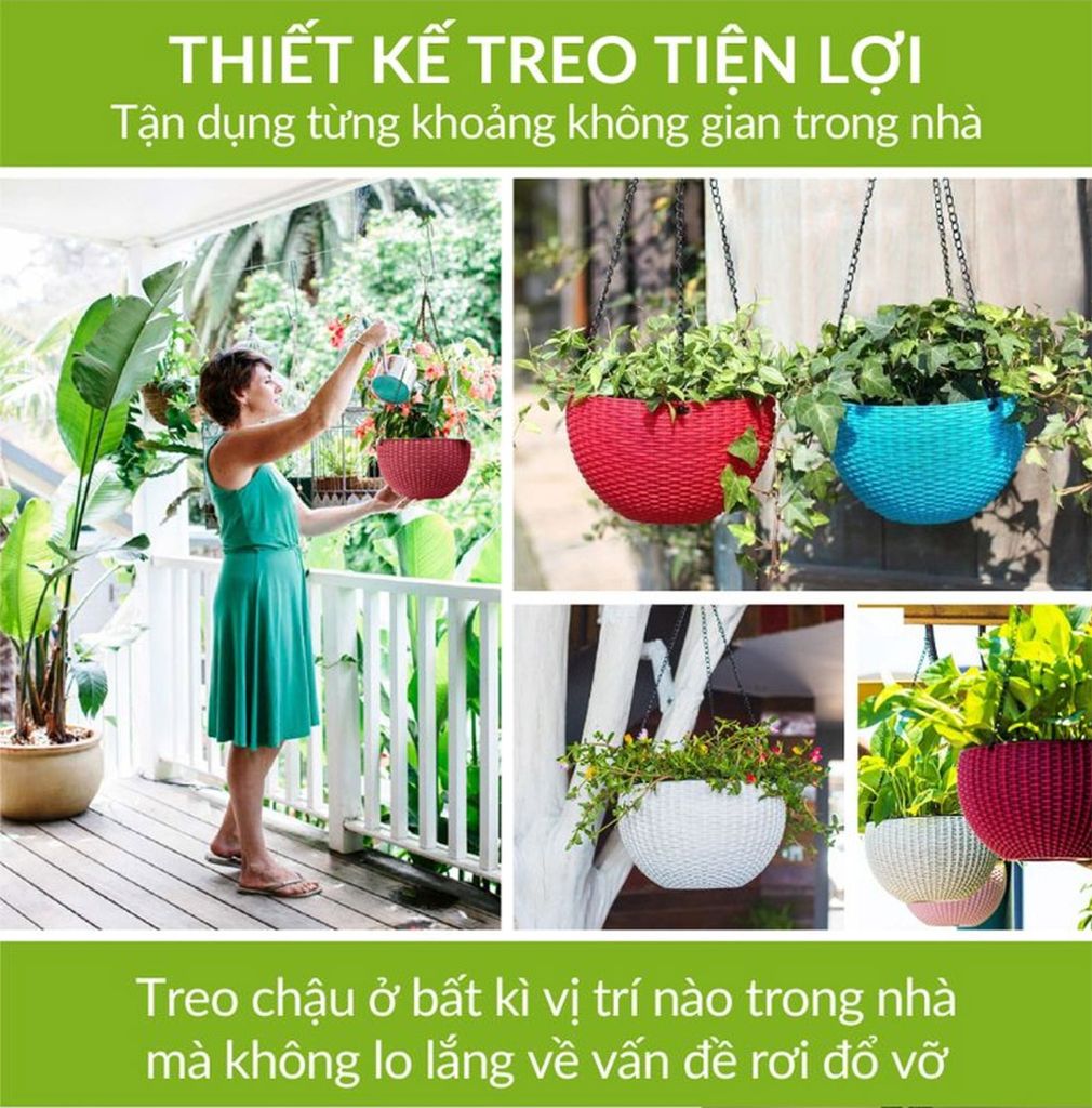 chậu treo thông minh