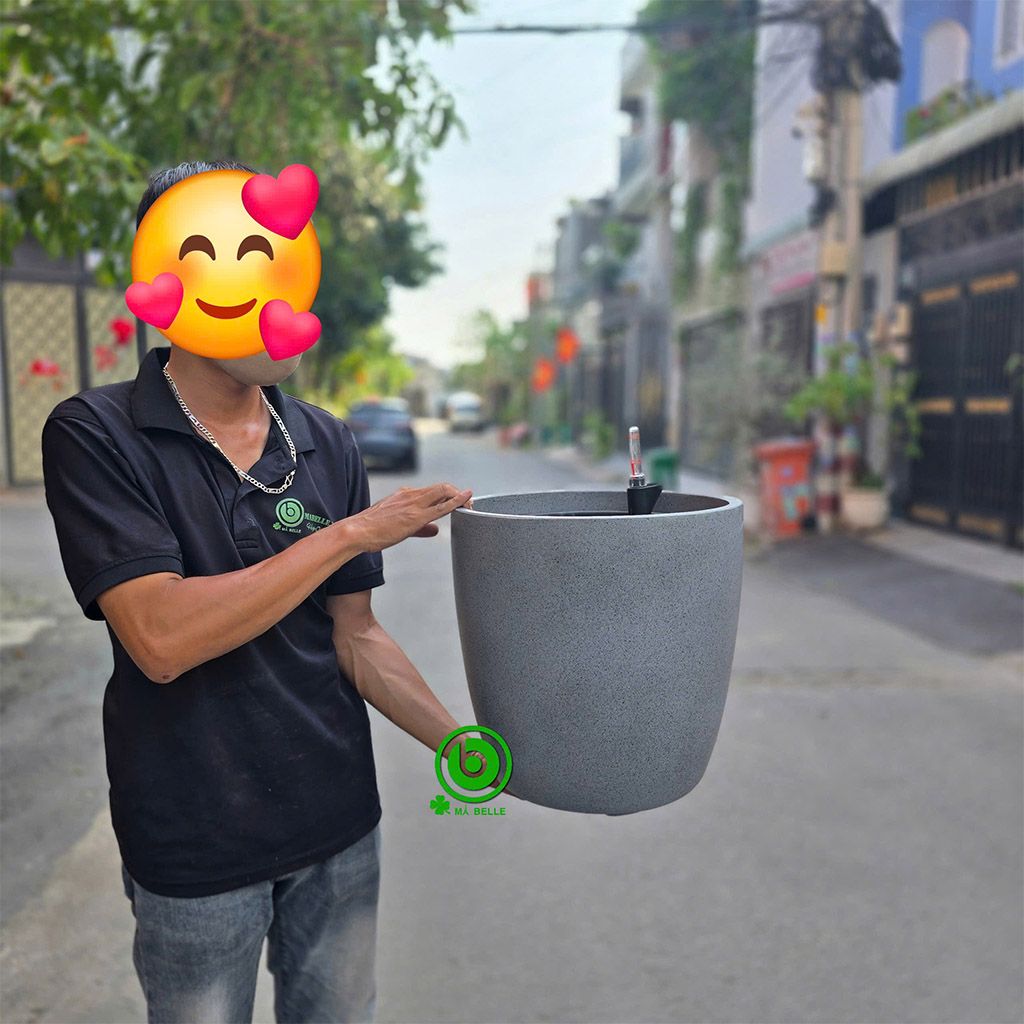 chậu composite giả đá