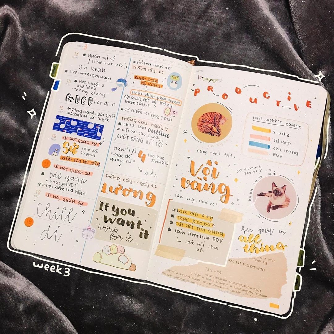 Sổ Planner 2020 (Thiết kế mới) - Dot Grid Stationery