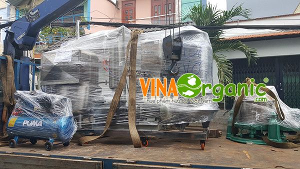 Lắp đặt Dây chuyền sản xuất Chuối sấy giòn 20kg/mẻ ở Quảng Trị