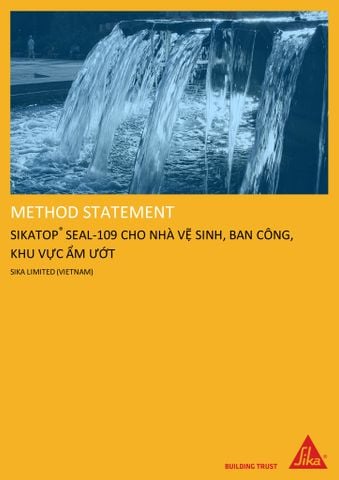 HƯỚNG DẪN CHỐNG THẤM NHÀ VỆ SINH , CHỐNG THẤM BAN CÔNG SỬ DỤNG SIKATOP SEAL 109