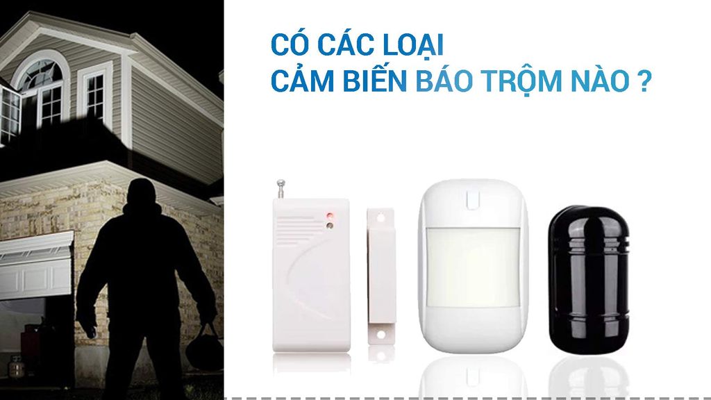 Các loại cảm biến báo trộm phổ biến và ứng dụng của chúng