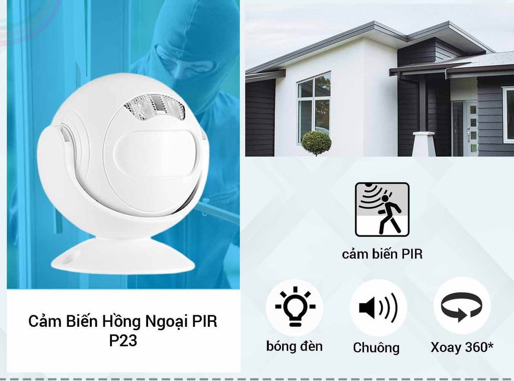 Cảm biến chuyển động PIR P23