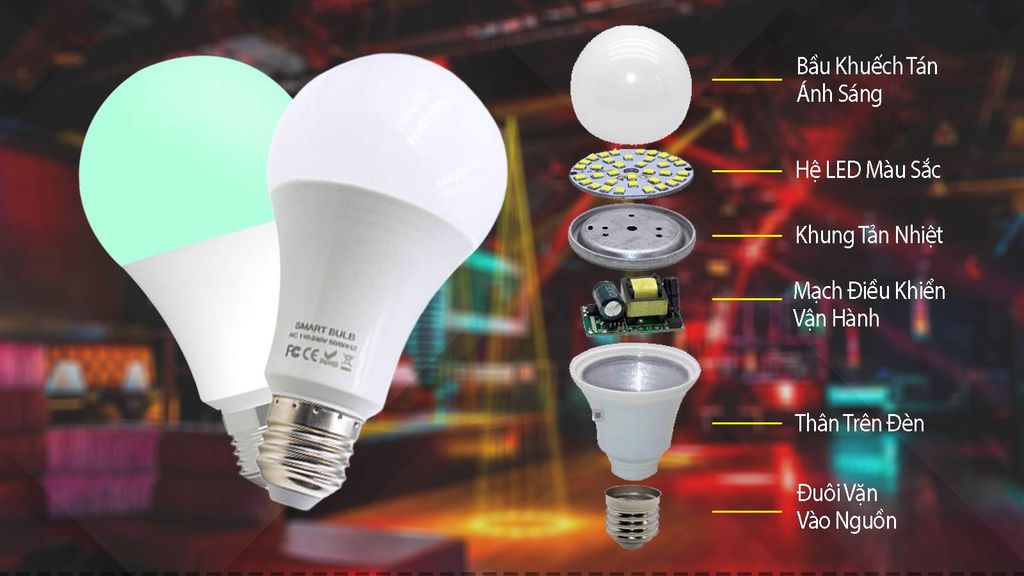 Đèn LED Buld đổi màu thông minh