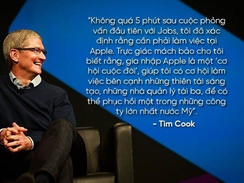 Những câu nói hay của nhà lãnh đạo Apple