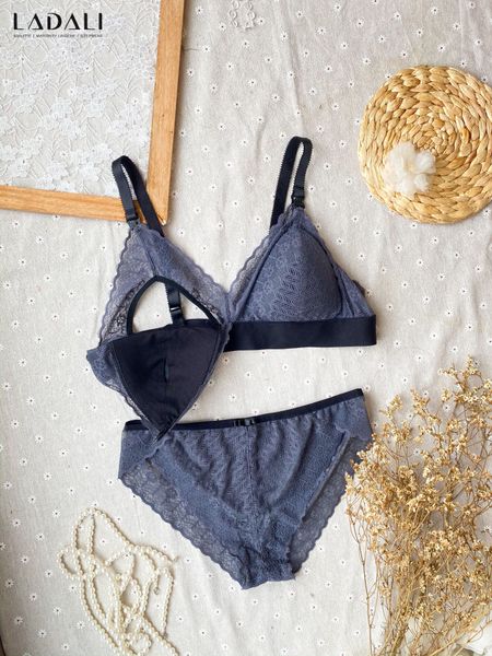 Ảnh Thật Áo Lót Sau Sinh Cho Con Bú Ladali S206 Xám