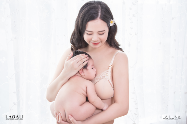 Áo lót cho con bú chống chảy xệ Ladali