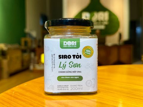 SIRO TỎI LÝ SƠN DORI 200ml - Mã số lô / LOT: SRTLS25001