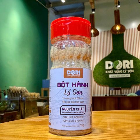 BỘT HÀNH LÝ SƠN DORI 70g - Mã số lô / LOT: BHLS25001