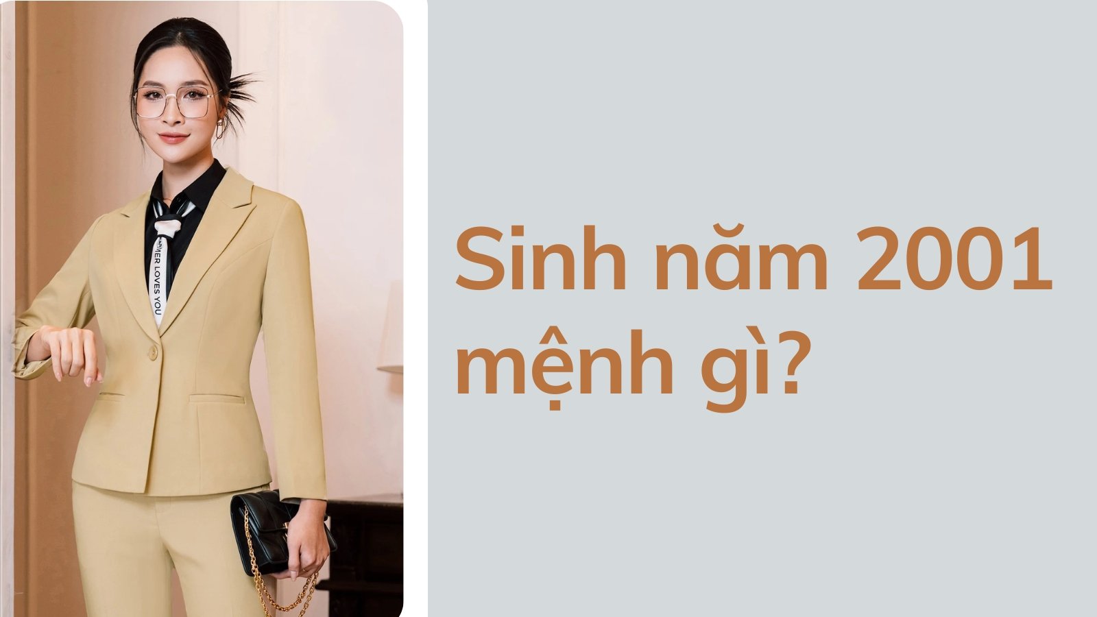 Sinh năm 2001 mệnh gì? Hợp màu gì? Gợi ý phối đồ chuẩn mệnh Kim
