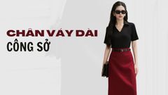 Lựa Chọn Và Phối Đồ Với Chân Váy Dài Công Sở