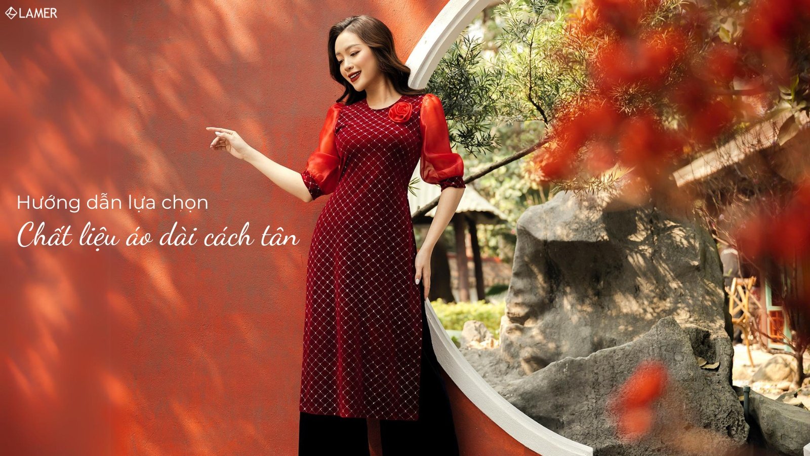 Hướng dẫn lựa chọn chất liệu vải áo dài cách tân nữ