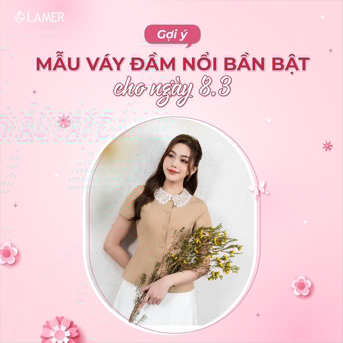 Gợi ý mẫu váy đầm nổi bần bật cho ngày 8/3