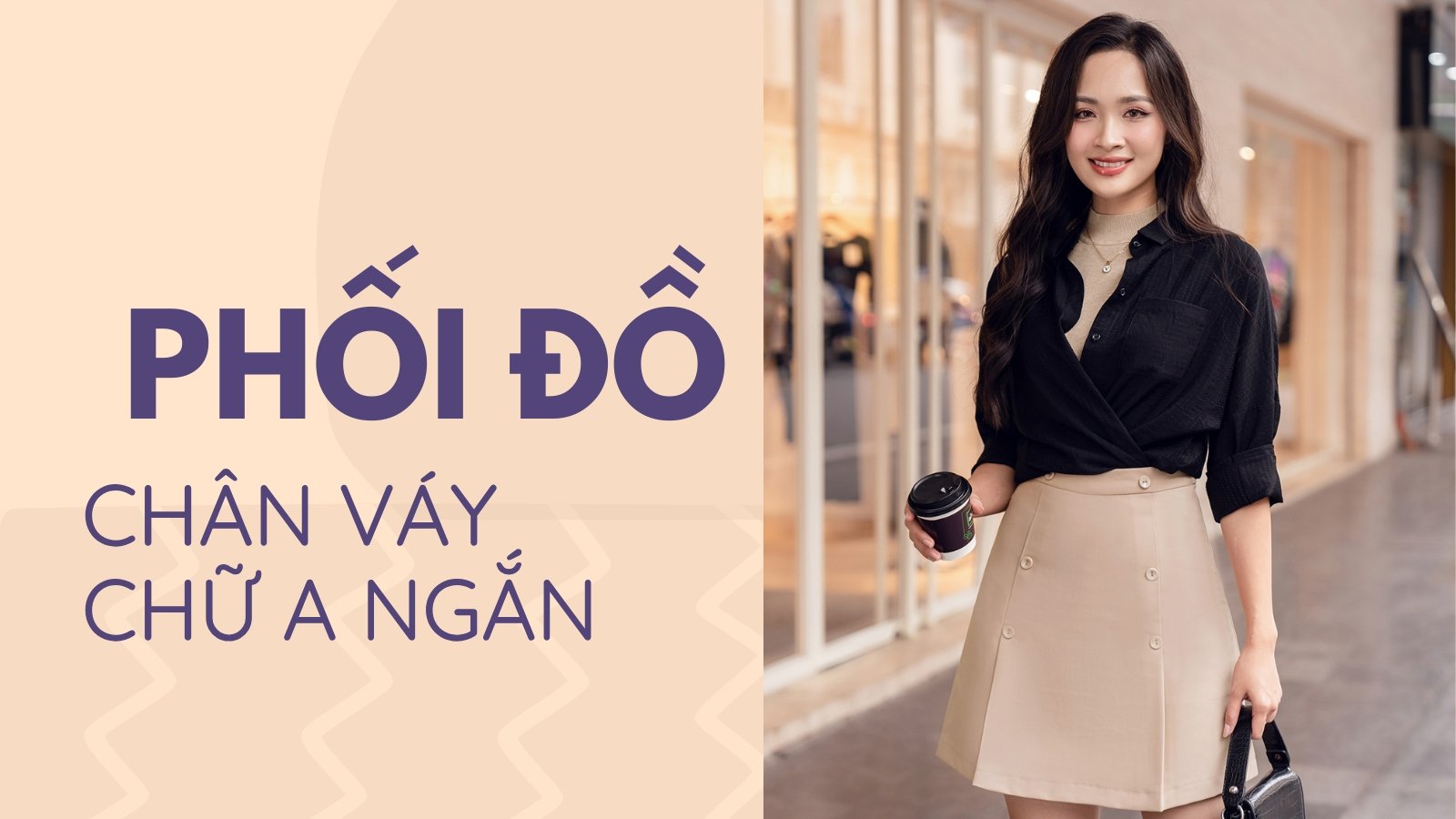 Phối Đồ Chân Váy Chữ A Dáng Ngắn Trẻ Trung