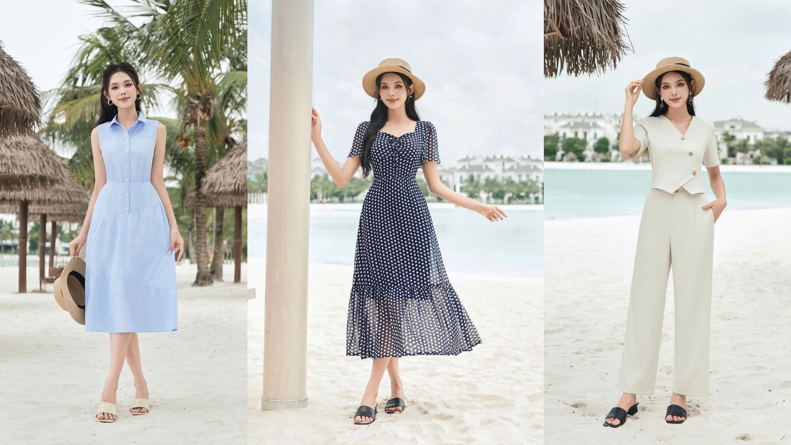 Gợi Ý Outfit Đi Biển Kín Đáo Mà Vẫn Đẹp Hút Mắt Cho Nàng